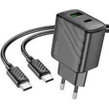 Сетевое зарядное Hoco CS23A USB Type-C (черный)