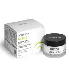 Pharmalife Research ASPERSINA DETOX CREMA VISO Крем для комбинированной и жирной кожи себорегулирующий, матирующий, увлажняющий с муцином  улитки 50 мл