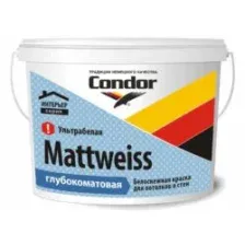 Краска CONDOR Mattweiss (7.5кг, белый)