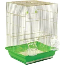 Клетка для птиц Triol 50611025, 350х280х460 мм, золото