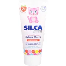 Паста зубная детская Silca Med со вкусом клубники, 65 г