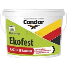 Краска ВД CONDOR Ekofest Кухни и Ванные 3,75 кг