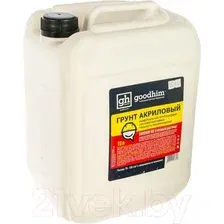 Акриловая грунтовка Goodhim Универсальная с антисептиком GU (10 л)