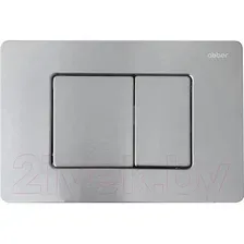Кнопка для инсталляции Abber AC0120MCH (матовый хром)