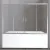 Стеклянная шторка для ванны BelBagno UNIQUE-VF-2-150/180-140-C-Cr