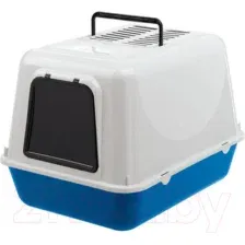 Туалет-домик Ferplast Clear Cat 20 / 72053125PA (синий)