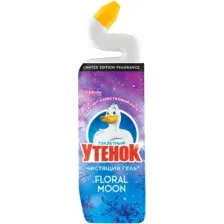 Гель чистящий для унитаза Туалетный Утенок Floral Moon 800мл