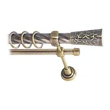 Карниз для штор Lm Decor Византия 066 2р витой 25/16мм (антик, 2.8м)