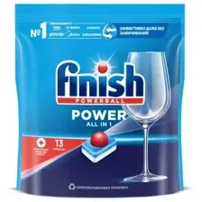 Мультифункциональные таблетки для посудомоечной машины (13шт) FINISH All in 1 Max