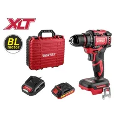 Аккум. дрель-шуруповерт WORTEX BD 2025 DLi в чем. ALL1 XLT Бесщет.,18В,50Нм, 1х1.5Ач, БЗП 10м,шурупы до 9мм,защ.от перегрузки и перегрева,импульсная функция