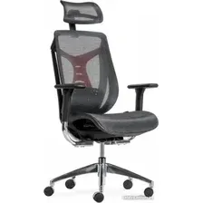 Игровое (геймерское) кресло SitUp Barracuda Chrome (сетка Dark Gray/ткань Dark Gray)
