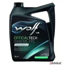 Моторное масло Wolf OfficialTech 0W-30 MS-FFE 5л