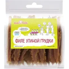 Лакомство для собак Dog Fest Филе утиной грудки 500 г