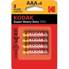 Батарейка Kodak Super Heavy Duty Zinc AAA R03-4BL 4 шт