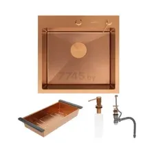 Мойка стальная ROXEN Simple 560220-50BR-V