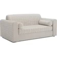 Диван Мебель-АРС Аккордеон Барон №5 НПБ 155x200 (бархат бежевый Star Velvet 6 Light Beige)
