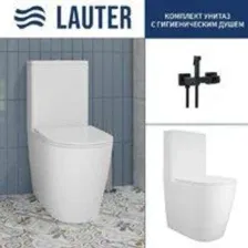 Унитаз напольный Lauter Vortex 2110022VF + гигиенический душ Glow 21LT0222BM
