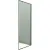Душевая стенка Veconi 80x195 KP07B-80-01-C4 (стекло прозрачное/черный)