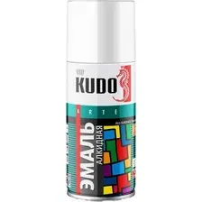 Эмаль Kudo Универсальная RAL-9003 / KU-1001.1 (210мл, белый глянцевый)