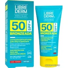 Librederm Bronzeada для лица и зоны декольте SPF50 (50 мл)