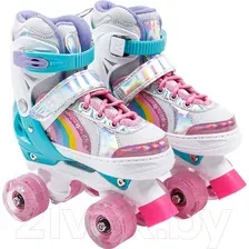 Роликовые коньки Amarobaby Disco AMARO-35Di-Pi-30 (розовый, р-р 30-33)