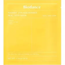 Маска для лица гидрогелевая Biodance Radiant Vita Niacinamide Real Deep Mask