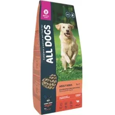 All Dogs для взрослых собак всех пород (Говядина и овощи) 20 кг