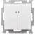 Выключатель ABB Basic 55 1012-0-2154 (белый)