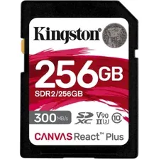Карта памяти Kingston Canvas React Plus SDXC 256GB SDR2/256GB