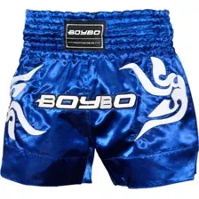 Шорты BoyBo для тайского бокса (L, синий)