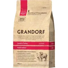Сухой корм для кошек Grandorf Lamb&Turkey Adult Indoor (ягненок и индейка) 400 г