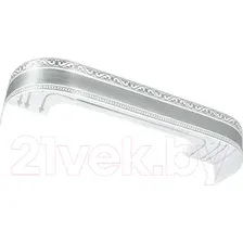 Карниз для штор LEGRAND Монарх с поворотами 4.0 / 48070381 (хром)