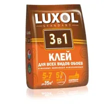 Клей обойный LUXOL 3 в 1 для всех видов обоев, 200 г