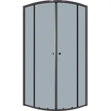 Душевой уголок Niagara Eco NG-1003-14T 80x80x190 (черный/стекло тонированное)