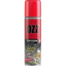 OZZ Extreme Средство от комаров, клещей, мошки, оводов и слепней, аэрозоль 150 мл.