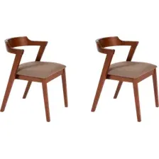 Стул с подлокотниками TetChair Versa мягкое сиденье (2шт, коричневый)
