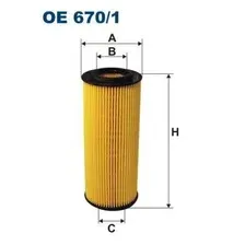 Масляный фильтр Filtron OE6701