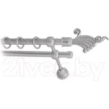 Карниз для штор Lm Decor Кения 023 2р витой (сатин, 3.6м)