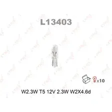 Автолампа W2x4.6d LYNXAUTO L13403 12