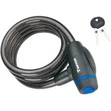 Тросовый велосипедный замок Tonyon 12x1800 533K-1218 (черный)