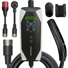 Зарядное EVCar Tesla NACS B3 6-32A WiFi (7кВт, 1 фаза, сменные вилки)