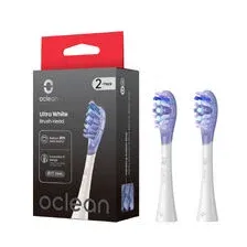 Сменные насадки Oclean Ultra White UW03 контроль зубного налета (жесткая щетина) 2 шт (белый)