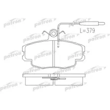 Колодки тормозные дисковые передн CITROEN ZX 91-97 ZX Break 93-98 PATRON PBP720