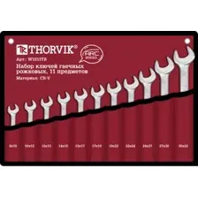 Набор ключей Thorvik W1S11TB (11 предметов)