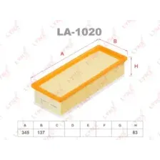 Воздушный фильтр LynxAuto LA1020
