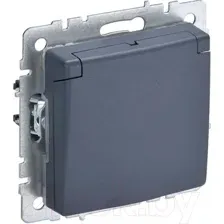 Розетка IEK Brite BR-R16-16-K35 (маренго)
