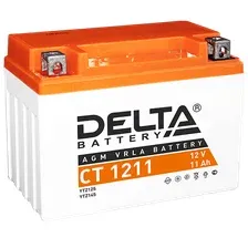 Мотоциклетный аккумулятор Delta CT 1211 (11 А·ч)