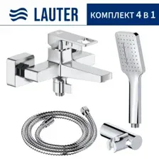 Смеситель Lauter Cascade 21CK6615C + 21СКFG80101C + 21S00126 + 21CKFS90120