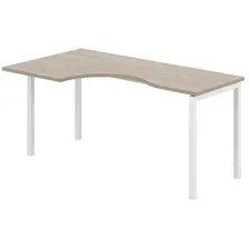 Стол Norden 140x90x75 SG.231.OD.44.WH.L (белый/дуб темный)