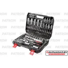 PATRON - Набор инструментов 108 пр: 1/4 inch, 1/2 inch, 4-32мм, 6 граней / P-41082-5